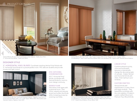 Graber Vertical Blinds Sample Book screenshot 2