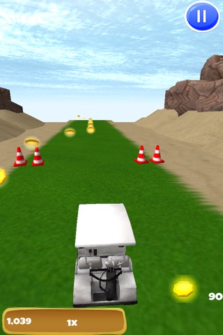 A Golf Cart Racer: Crazy Golfer Caddie Race 3D - FREE Edition screenshot 3