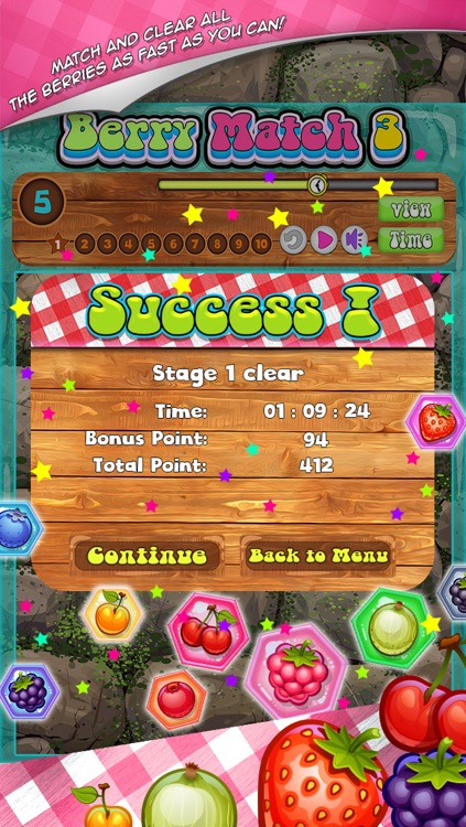 Berry Match Three PRO - A fun, yummy fruit switch-ing puzzle game!