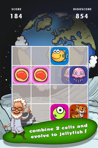 Darwin 2048 Evolution: Join the Tiles to Evolve! screenshot 2