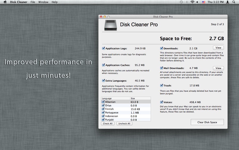 #2. Disk Cleaner Pro for Mac OS X (macOS) 由: Avocado Hills, Inc.