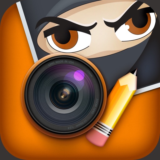 Cap Ninja - picture captions for neat hipster photos and videos icon