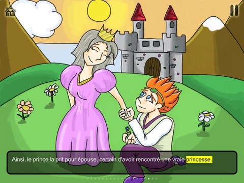 Screenshot #4 pour La Princesse au Petit Pois – Mémoire – Puzzle – Livre (Lite)