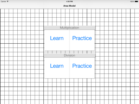 Screenshot #4 pour Area Model - Learn Multiplication and Division