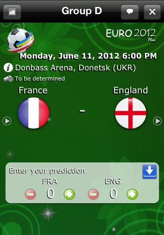 Euro 2012 Plus - Predictions Game screenshot 4