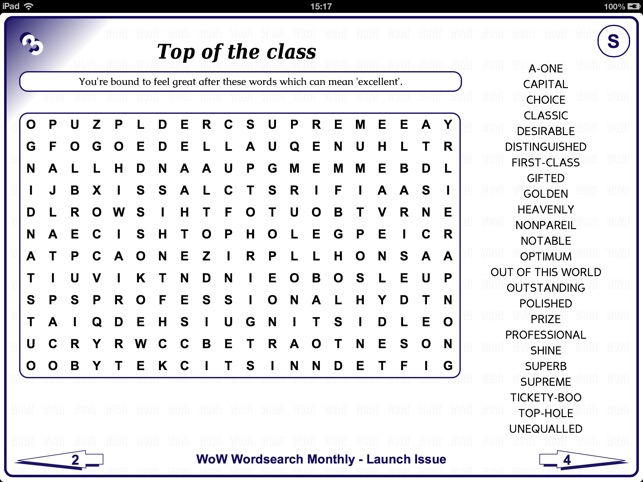 WoW Wordsearch Monthly(圖2)-速報App