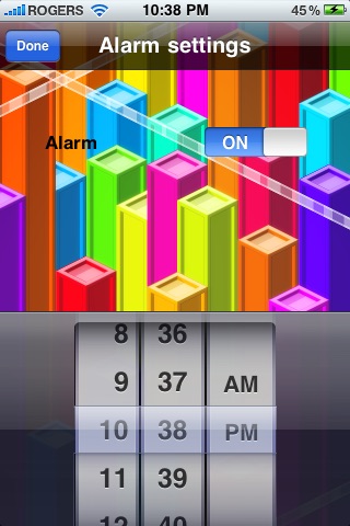 Double Rainbow Clock screenshot 3