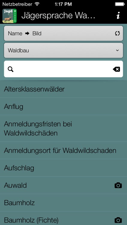 Jägersprache Waldbau