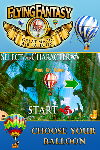 Oz Flying Fantasy-A Great Race Game in the Magical Hot Air Balloon screenshot 3