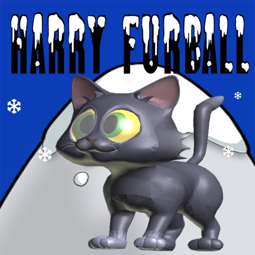Harry Furball Downhill Cat Icon