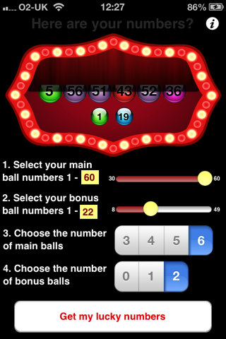 Lucky Numbers screenshot 2