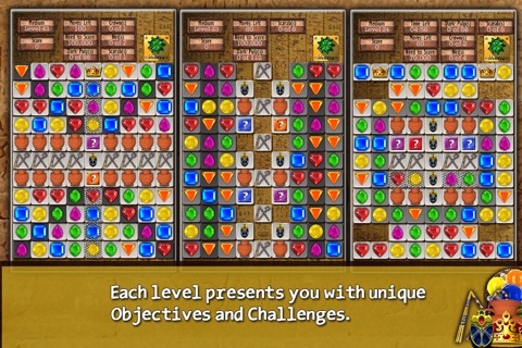 Jewel Drops - Match three puzzle screenshot 2