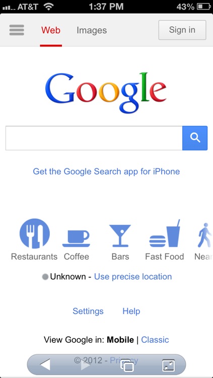 EdgeWave Secure Browser