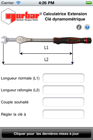 Torque Wrench Extension Calc. screenshot 2