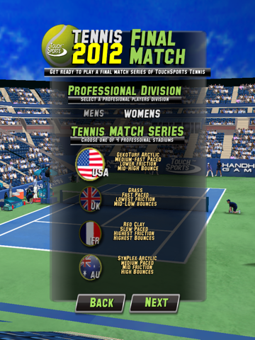 TouchSports Tennis 2012 HDのおすすめ画像5