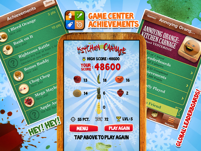Annoying Orange: Kitchen Carnage HD(圖3)-速報App
