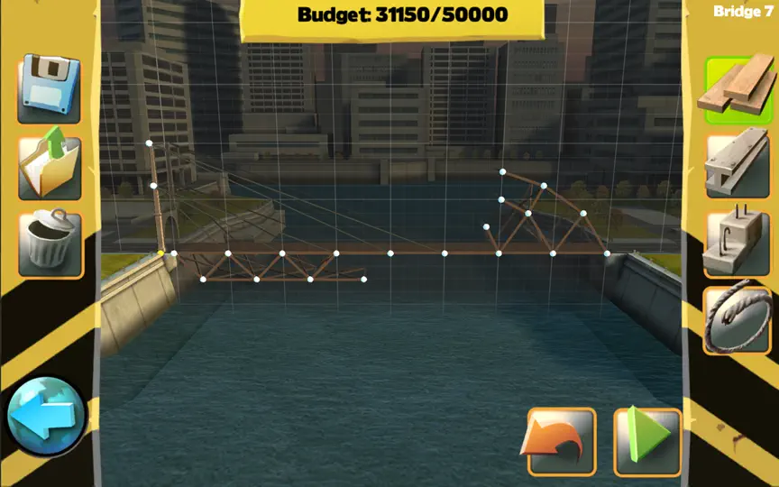 Captura de pantalla de Bridge Constructor FREE en iPhone 3