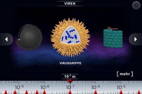 Science - Microcosm 3D Free : Bacteria, viruses, atoms, molecules and particles screenshot 3