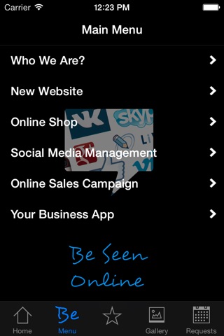 Be Seen Online screenshot 2