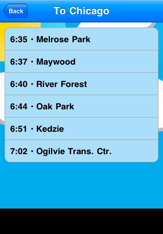 Metrack: Metra Rail Schedules screenshot 4