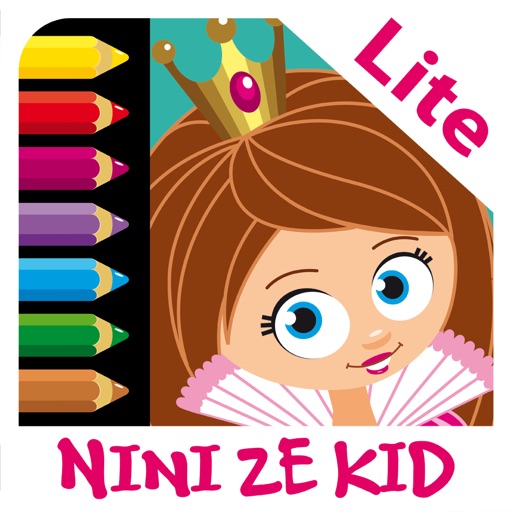 Color Princess 2 Lite - Coloring Exercises for Kids Icon