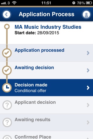 Postgraduate Application Tracker screenshot 3