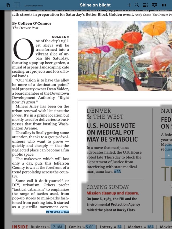 Denver Post Digital Replica Edition