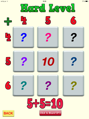 Addition Tables First Grade Math screenshot 4