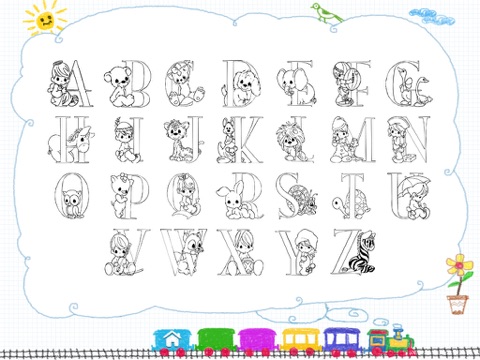 Color My Alphabet - Print Coloring Worksheets - Free screenshot 2