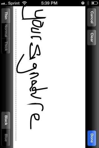 SignMyPad for iPhone screenshot 4