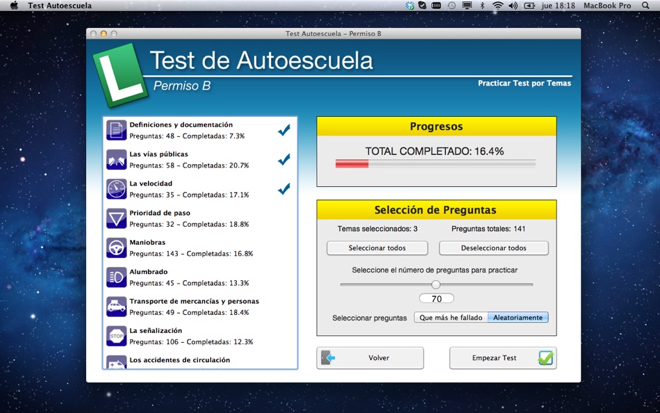#4. Test Autoescuela - Permiso B for Mac OS X (macOS) 由: Iteration Mobile S.L