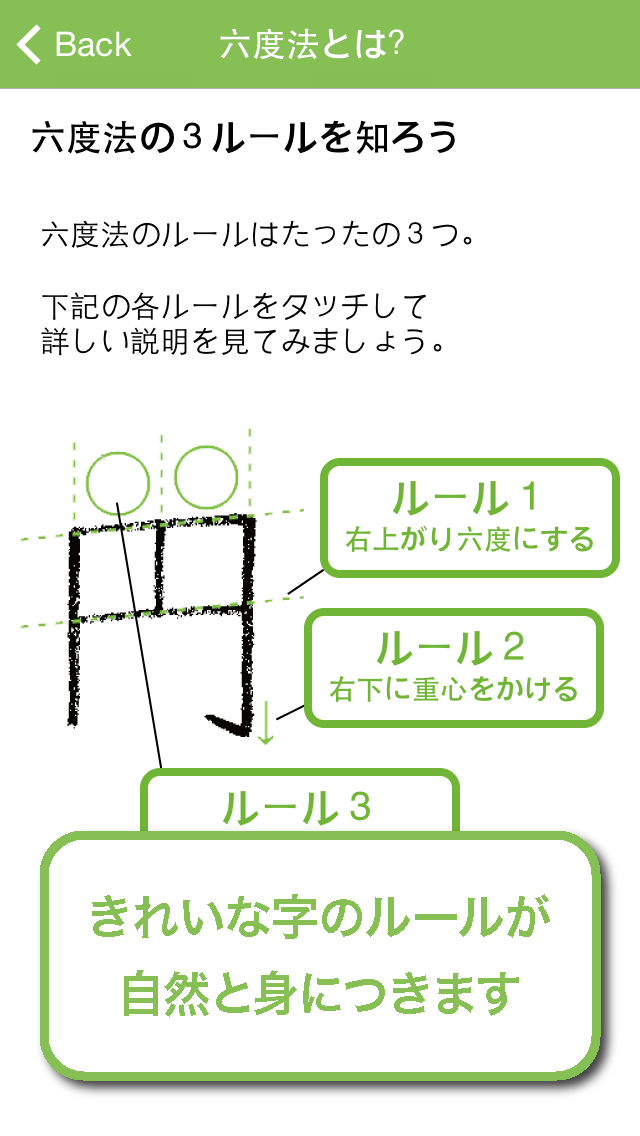 六度法できれいな字のおすすめ画像3