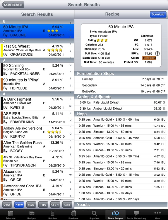 iBrewMaster iPad Edition