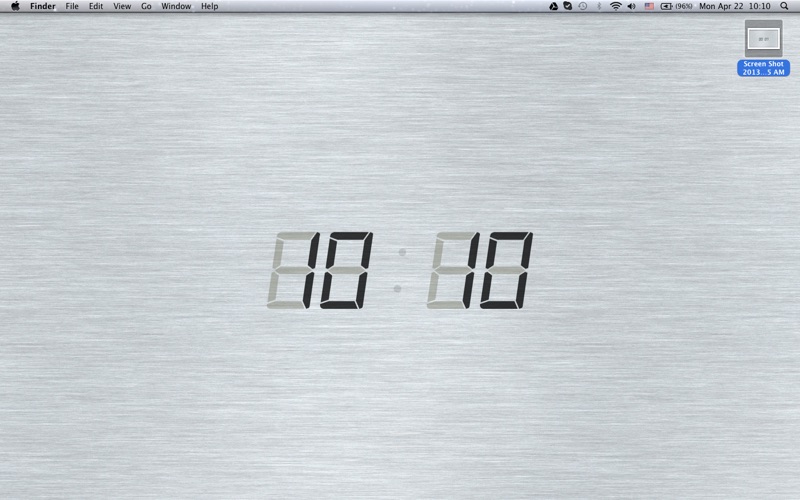Screenshot #3 pour Digital Desktop Clock