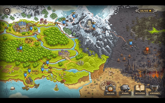 Pamja e ekranit të Kingdom Rush HD