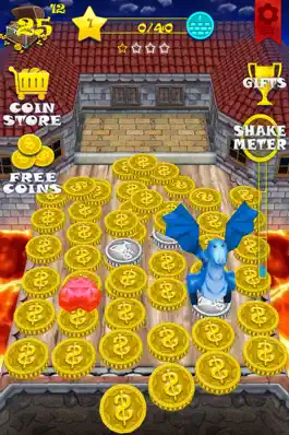 Game screenshot Castle Coin Dozer Story - Diamond, Dragon, and Jewel Prizes Mania (HD) mod apk