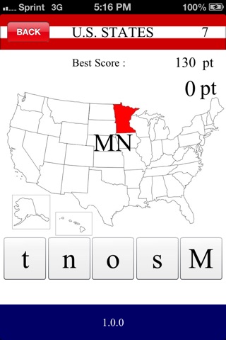 Memorize U.S. States screenshot 3