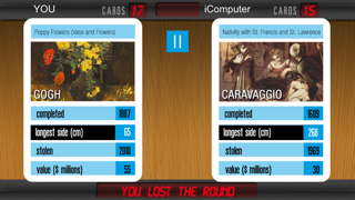 Screenshot #3 pour Famous Art Robberies - The Art Trump Card Game by KULTURMEISTER