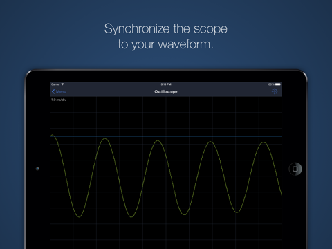 Screenshot #5 pour SignalSpy - Audio Oscilloscope, Frequency Spectrum Analyzer, and more