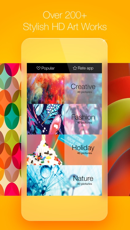 Premium Designer Wallpapers HD - Pimp My Background & Lock Screen Themes (Creative, Fashion, Holiday, Sports, Nature, Pixel Art) for iOS7 screenshot-4