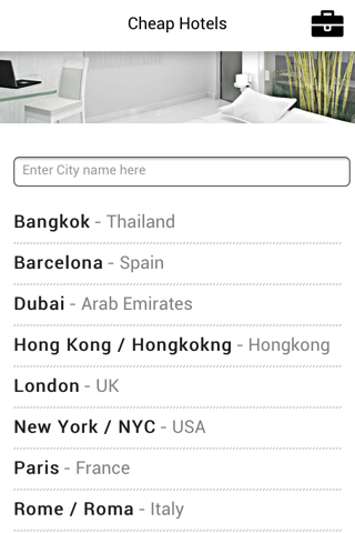 Cheap Hotels Booking System screenshot 2