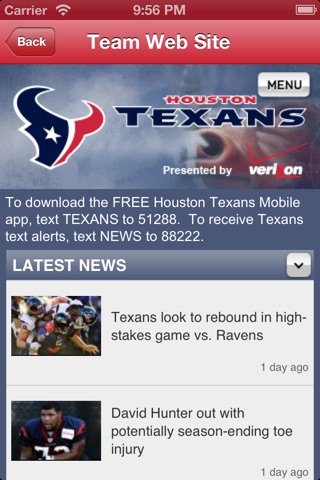 Texans Fan Static screenshot 4