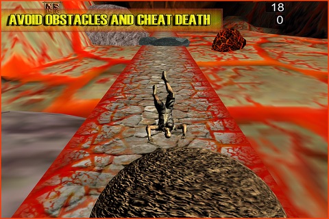 Volcano Rush - Rolling Stone of Scorching Hell Boulders Escape FREE screenshot 4