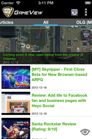 Gameview News Reader screenshot 3