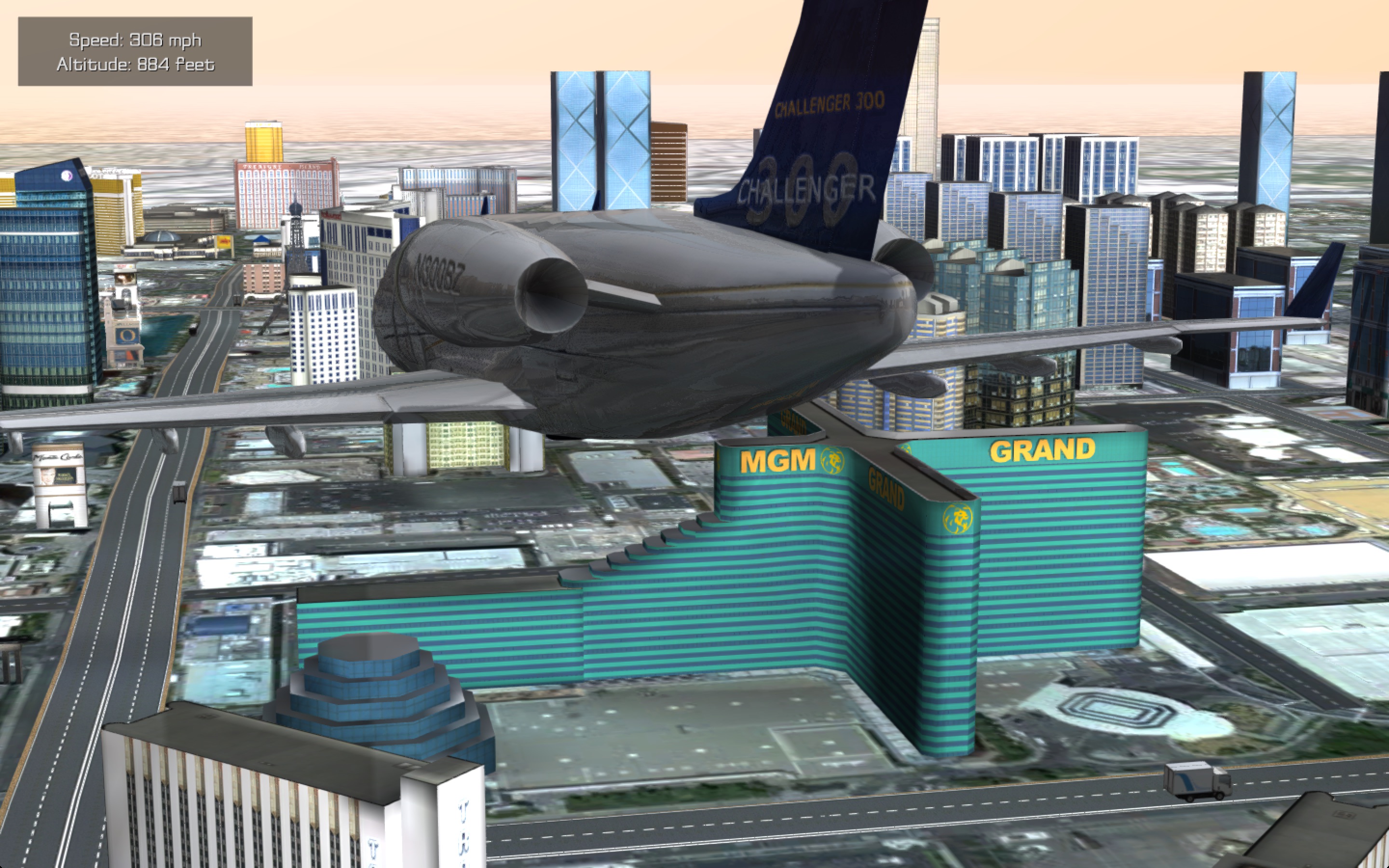 Screenshot do app Flight Unlimited Las Vegas