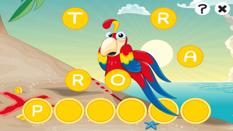 ABC Pirates learning games for children: Word spelling of the pirate world for kindergarten and pre-school screenshot-3