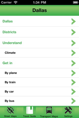 Dallas Offline Street Map screenshot 2