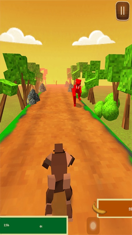 Monkey Run & Jump - Action Kong's 3D Running Games Free screenshot-3