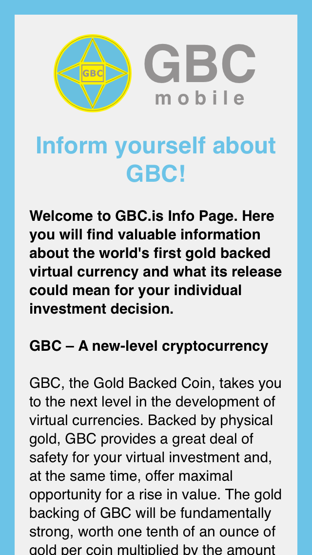 How to cancel & delete GBC – Gold Backed Coin from iphone & ipad 3