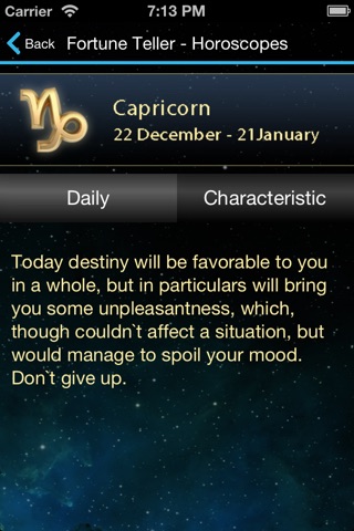Fortune Teller Astrology screenshot 2